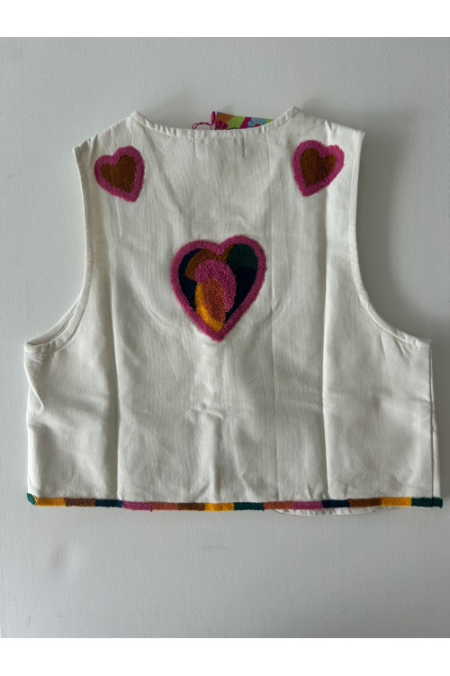 CHALECO LOVE BLANCO
