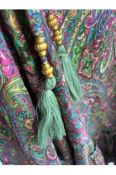 FALDA LARGA ESTAMPADA VERDE 2