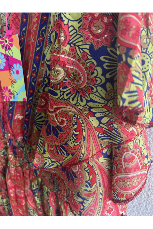 VESTIDO CACHEMIR MULTICOLOR