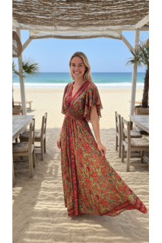 VESTIDO CACHEMIR MULTICOLOR