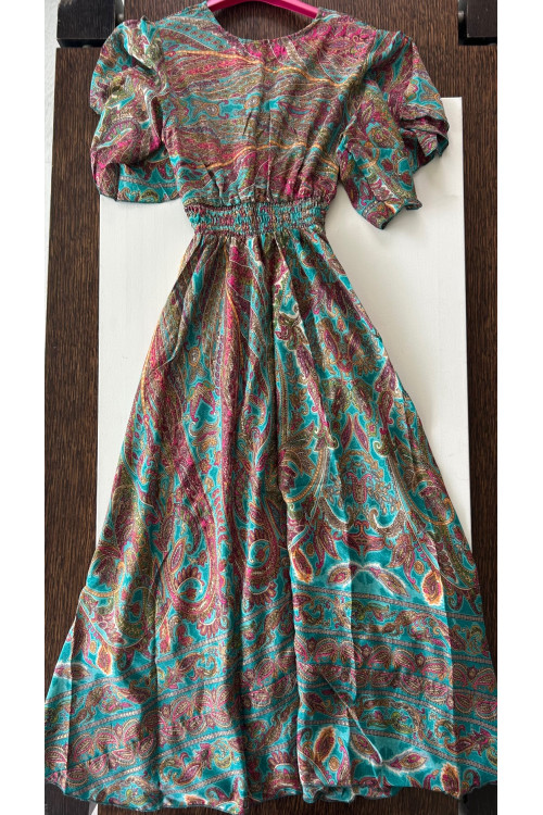 VESTIDO CACHEMIR AZUL