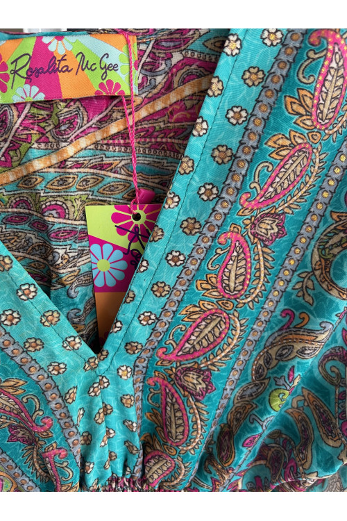 VESTIDO CACHEMIR AZUL