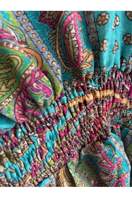 VESTIDO CACHEMIR AZUL