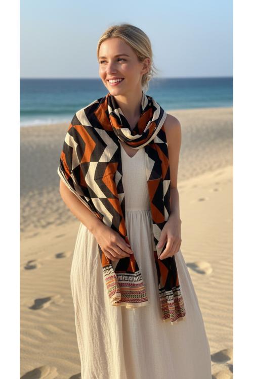 PAREO ARROWS MARRÓN