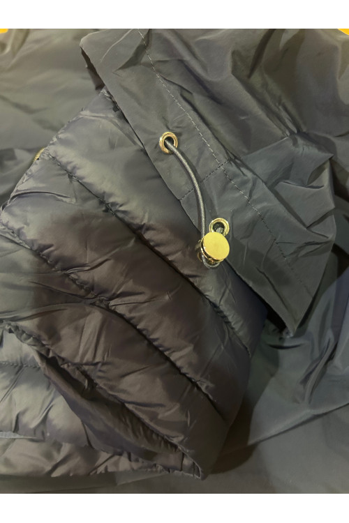 IMPERMEABLE ACOLCHADO MARINO