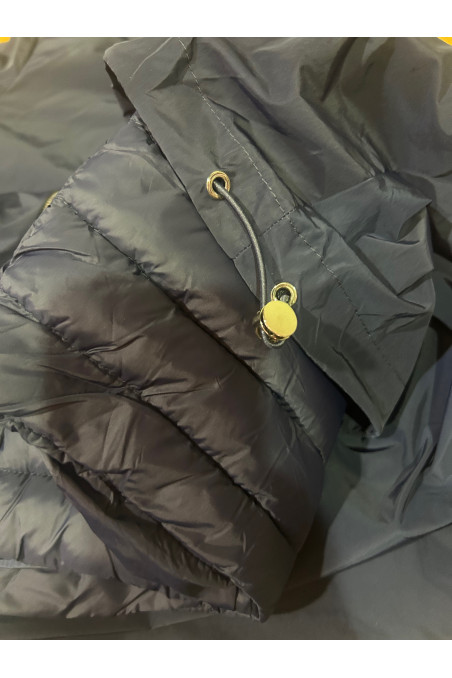 IMPERMEABLE ACOLCHADO MARINO