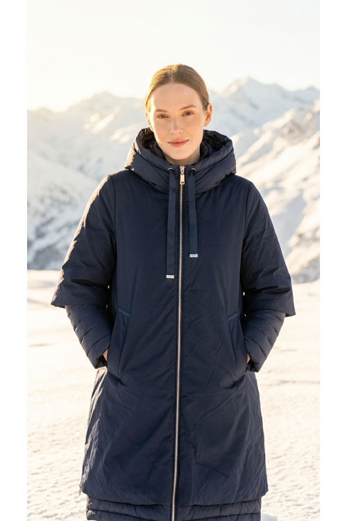 IMPERMEABLE ACOLCHADO MARINO
