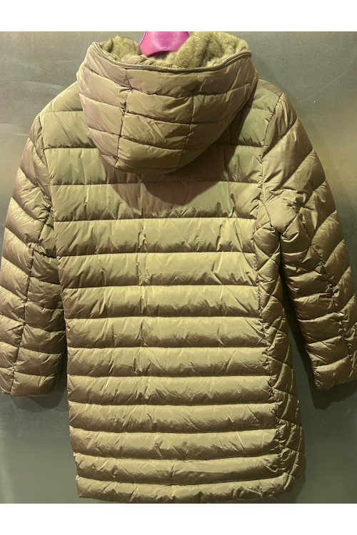 PARKA ACOLCHADA CAPUCHA TOSTADO
