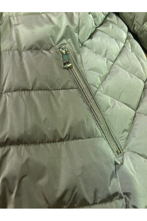 PARKA ACOLCHADA CAPUCHA TOSTADO
