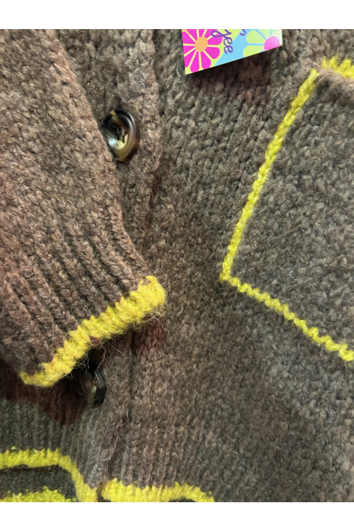 JERSEY MARRON/AMARILLO