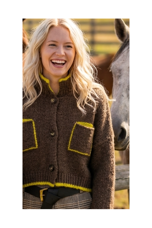 JERSEY MARRON/AMARILLO