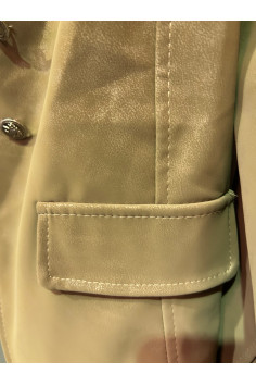CHAQUETA POLIPIEL BEIGE 2