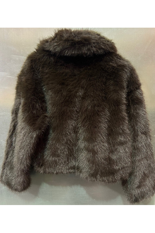 CHAQUETA PELO MARRÓN