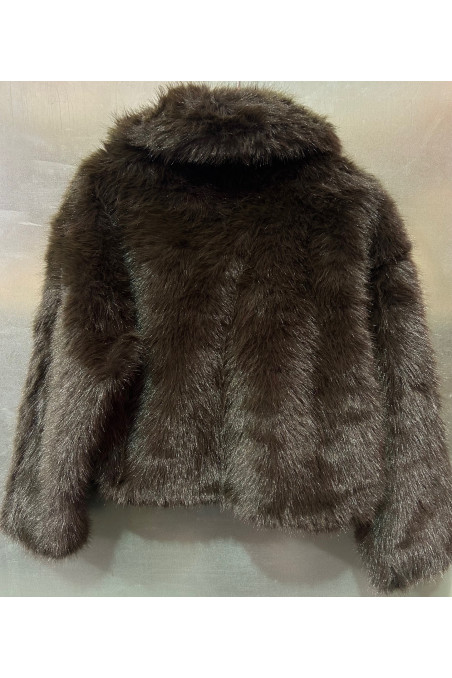 CHAQUETA PELO MARRÓN