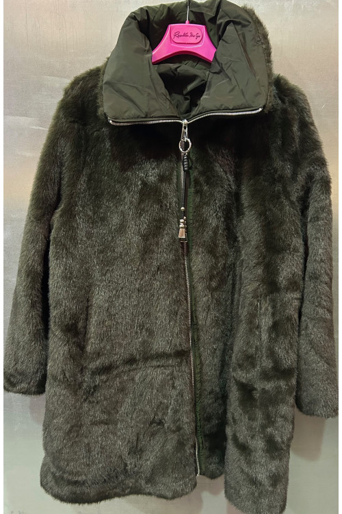 ANORAK REVERSIBLE PELO KAKI