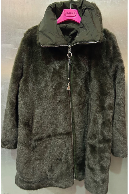 ANORAK REVERSIBLE PELO KAKI