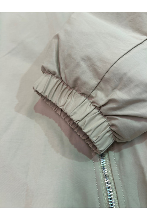 PARKA REVERSIBLE BEIGE PELO